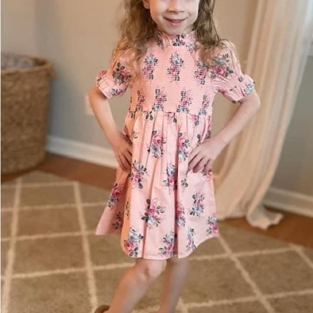 Janie & Jack Pink Floral Dress